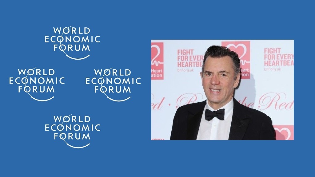 54th World Economic Forum Logo and Duncan Bannatyne OBE photo