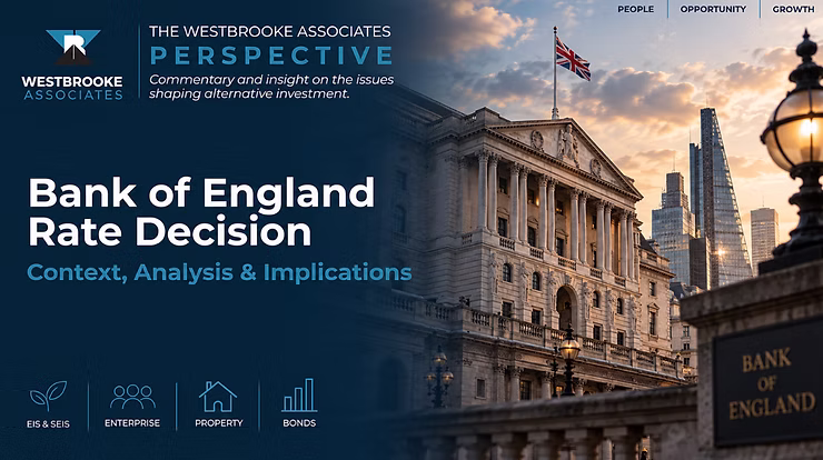 What the Latest Bank of England Interest Rate Decision Means for Investors: The Westbrooke Associates Perspective